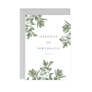 Ethereal 'Happiest of Birthdays' Card