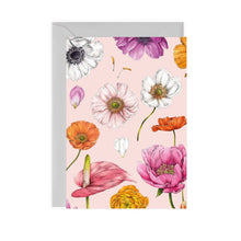 Load image into Gallery viewer, Floral Brights Pink Card