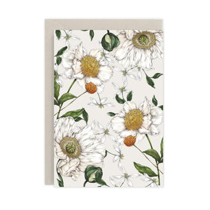 Spring Blossom White Card