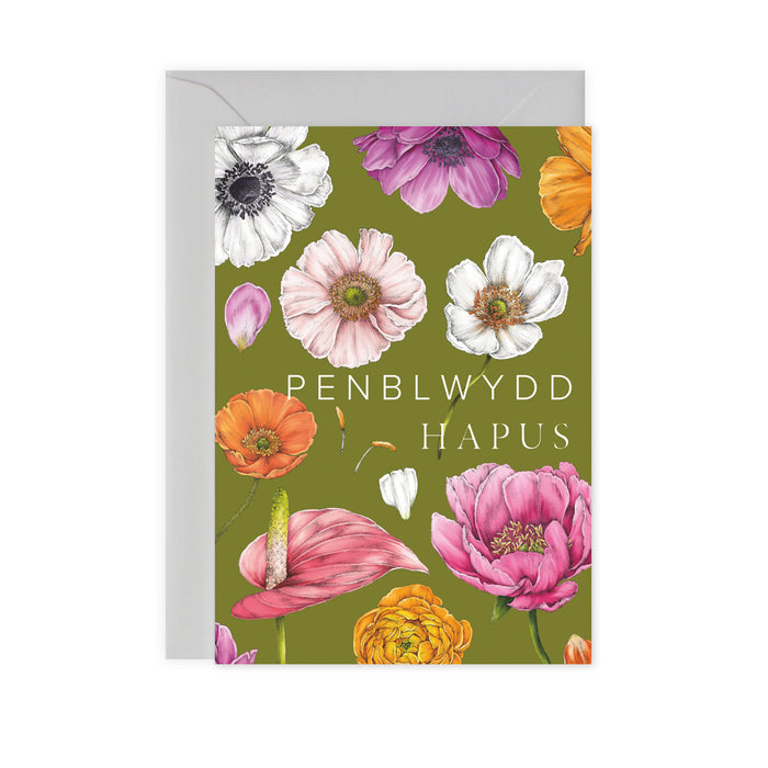 Floral Brights - Carden 'Penblwydd Hapus'