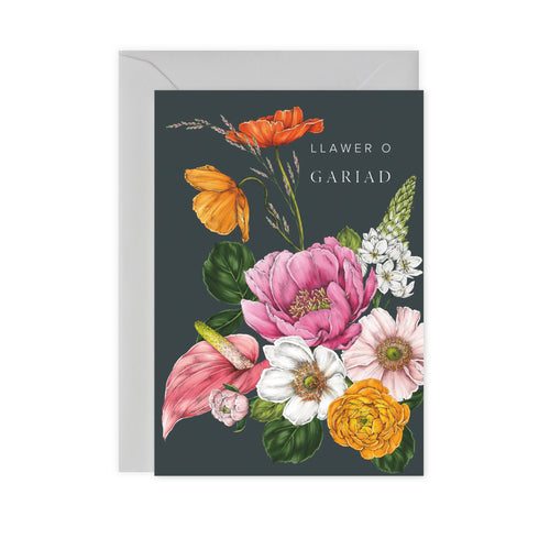 Floral Brights - Carden 'Llawer o Gariad' (SALE)