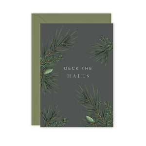 Festive Foliage - Deck the Halls - Christmas Card