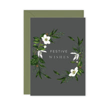 Load image into Gallery viewer, Festive Foliage - Festive Wishes - Christmas Card - SALE
