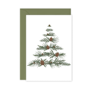 Festive Foliage - Xmas Tree - Christmas Card