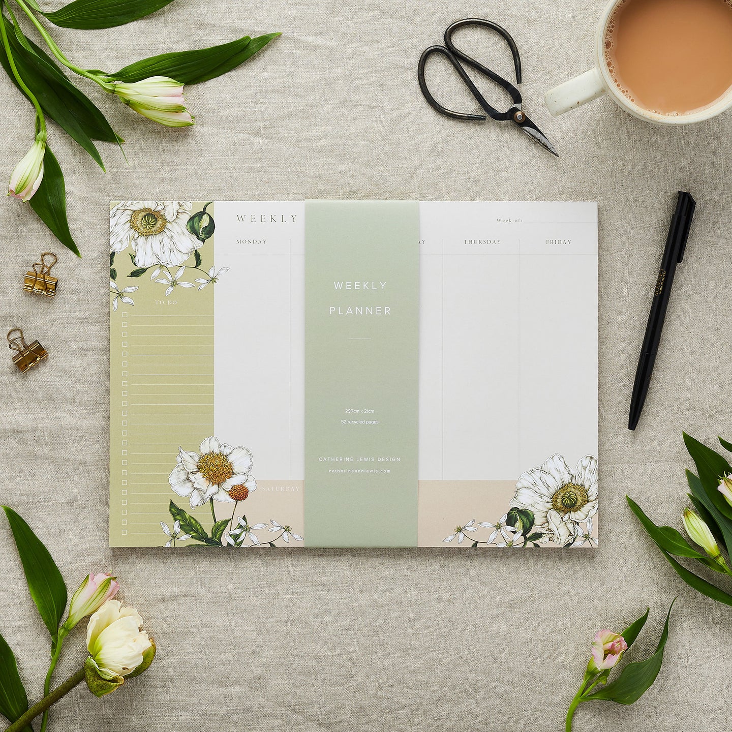 Weekly Planner A4 - Spring Blossom