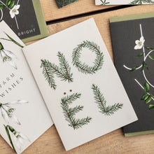 Load image into Gallery viewer, Festive Foliage - NOEL - Christmas Card