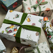 Load image into Gallery viewer, No. 2 - &#39;The Botanist Archive : Festive Edition&#39; - Ivory Christmas Gift Wrap
