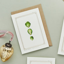 Load image into Gallery viewer, Brussel Sprouts - &#39;The Botanist Archive : Festive Edition&#39; - Card