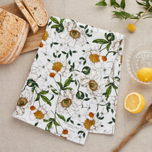 Load image into Gallery viewer, Tea Towel - Spring Blossom - Ivory