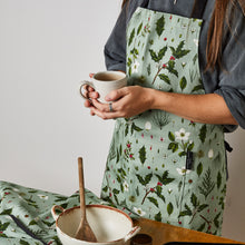 Load image into Gallery viewer, Christmas Apron - Berry Mix Green