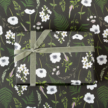 Load image into Gallery viewer, Wild Meadow - Black - Gift Wrap