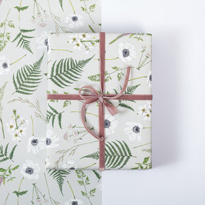 Wild Meadow - Grey - Gift Wrap