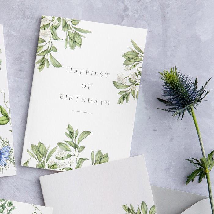 Ethereal 'Happiest of Birthdays' Card