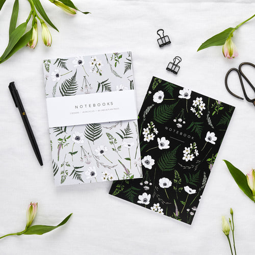 'Wild Meadow' Collection - A5 Set of 2 Notebooks