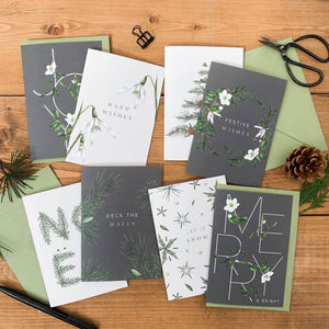 Festive Foliage - Let it Snow - Christmas Card