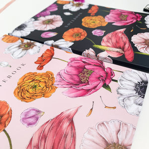 'Floral Brights' Collection - A5 Set of 2 Notebooks