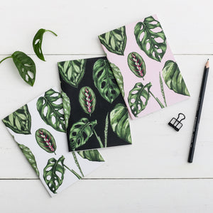 'Houseplants' Collection - A6 Set of 3 Notebooks