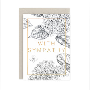 Natural Luxe 'With Sympathy' Card