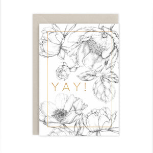 Natural Luxe 'Yay!' Card