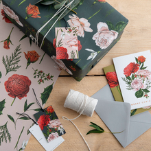 Load image into Gallery viewer, Christmas Gift Tags - Berry Roses Collection