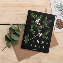 Load image into Gallery viewer, Holly Species - Christmas Card