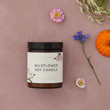 Load image into Gallery viewer, Wildflower Botanical Soy Candle